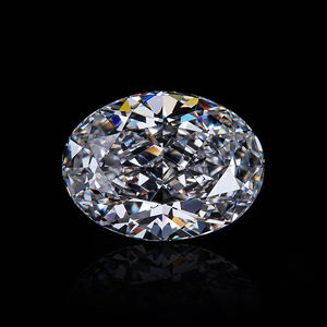 Diamant de laboratoire ovale certifié IGI, couleur D, clarté VVS, HPHT/CVD, diamant synthétique en vrac pour la fabrication de bijoux, prix de gros - Product Image 3