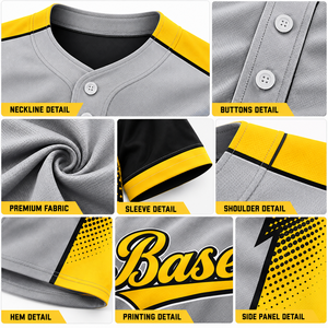 Camiseta de Béisbol Sublimada Ligera Personalizada, Transpirable, de Secado Rápido, con Botones, Uniforme Deportivo Personalizado para Equipos, Venta al Por Mayor - Product Image 2