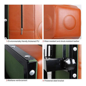 Sacos de boxeo de cuero y PU de alta resistencia para montaje en pared, objetivo de entrenamiento, sacos de boxeo, MMA, Kickboxing, almohadilla de patadas de alta calidad - Product Image 6