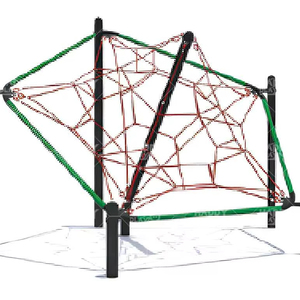 HP-OPR 001 Contemporary Outdoor Play Structure with Dynamic Color Design and Safe Interaction Zones - Product Image 1