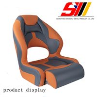 Siège de bateau pliable économique, résistant à l'eau et aux UV, réglable en hauteur, de qualité marine, universel, pour ponton.