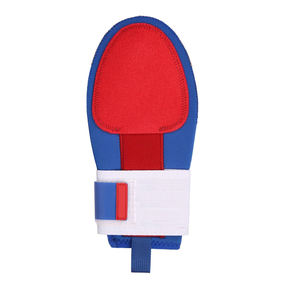 ARBAZ MAQSOOD INDS Gants de baseball motif drapeau américain bleu, rouge, blanc, protection de la paume, doigts ouverts, tissu non tissé, durable - Product Image 2