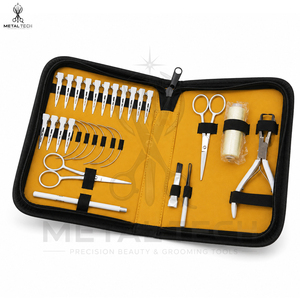 Kit de Herramientas para Extensiones de Cabello de Salón con Pinzas de Pico de Pato, Alicates de Remoción, Hilo y Bolsa de Almacenamiento - Product Image 5