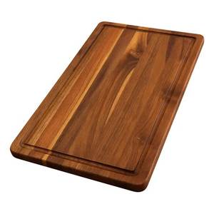 Planche à découper en bois de noyer rectangulaire avec poignée, plateau de service réversible, gravure personnalisée M Famille Miller - Product Image 1