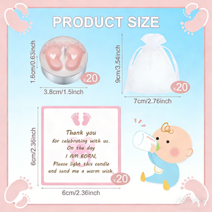 Velas Aromáticas Personalizadas para Baby Shower, Recuerdos con Aroma a Flores, Regalos Personalizados para Invitados con Conejito - Product Image 6