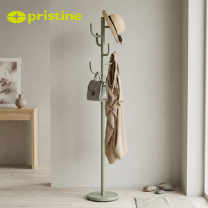 Modern Metal Coat Rack with 6 Hooks Freestanding Minimalist Design for Entryway Home Furniture - Product Image 6