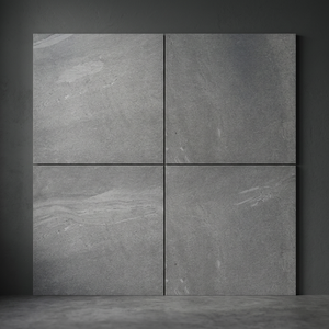 กระเบื้องปูพื้นลานบ้านแบบหนาพิเศษ หนา 2 ซม. ขนาด 60x60 60x90 ซม. กระเบื้องเซรามิกเคลือบผิวหินแกรนิตสีเทาเข้มสำหรับภายนอกอาคาร - Product Image 4