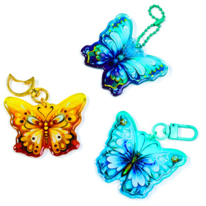 Tùy chỉnh logo độ nét cao Acrylic <span class=keywords><strong>Keychain</strong></span> tùy chỉnh hiệu ứng ba chiều - Product Image 4