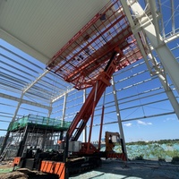 QCF040 Structure en acier à ossature spatiale personnalisée, grande portée, durable, à construction rapide pour salle de sport / salle de mariage / salle de conférence
