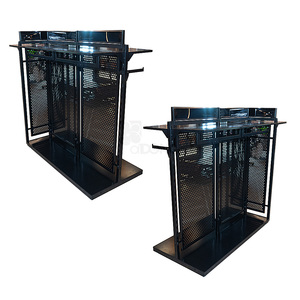 Double-Sided Freestanding Heavy Duty Metal Powder Coated Retail <b>Display</b> <b>Rack</b> Easy Assembly Store <b>Display</b> Stand OEM Vietnam ADONG - Product Image 1