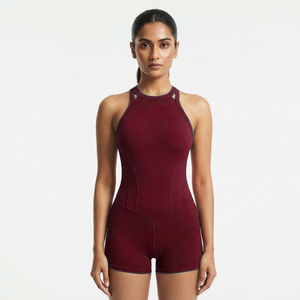 Traje de Baño de Una Pieza para Mujer de la Mejor Calidad 2027, con Diseño Estampado y Logotipo Frontal - Product Image 4