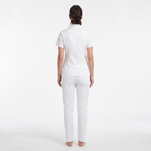 Women's Hospital Scrub Jacket Short Sleeve Button Front Medical Top with Pockets Lightweight Breathable <b>Nurse</b> <b>Uniform</b> - Product Image 6