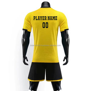 Uniformes de Entrenamiento de Fútbol, Camisetas de Fútbol para Hombre, Hechas a Medida, Transpirables, de Manga Corta, Ropa de Equipo con Colores y Logotipos Personalizados - Product Image 3