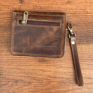 Hot Selling Cowhide Leather Wristband Coin <b>Purse</b> for Women <b>Small</b> <b>Purse</b> Genuine Leather Multi-function Card Bag Ladies Coin Pouch - Product Image 4