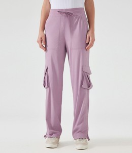 Nouveautés Automne – Pantalon Cargo Décontracté Taille Haute à Séchage Rapide pour Femme, en Toile 100% Coton, Idéal pour le Sport, la Course et la Randonnée - Product Image 4