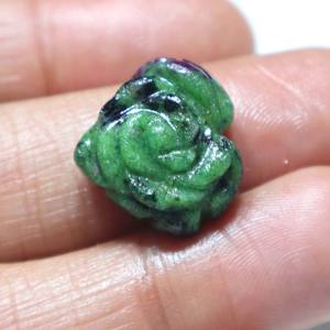 Cabujón de Zoisita Rubí Natural Tallado, Gema de Rubí Tallada a Mano, Piedra Suelta Lisa, Proveedor Mayorista para Joyería - Product Image 2