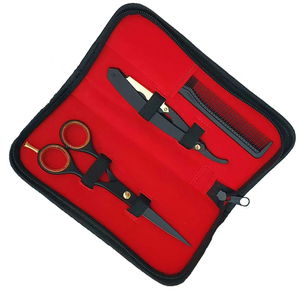 Tijeras de Peluquería Profesionales de Acero Inoxidable de Alta Calidad, Color Negro y Dorado, Personalizadas, Tijeras de Entresacar, Tamaño Personalizado - Product Image 3