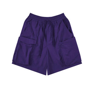 Pantalones cortos cargo de verano para hombre, de algodón, casuales, con múltiples bolsillos, deportivos, y pantalones cortos cargo personalizados OEM. - Product Image 1