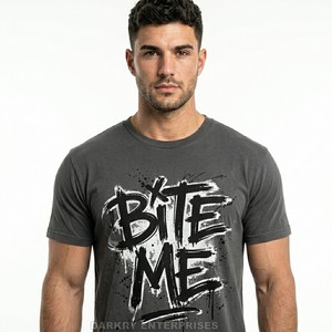 Camiseta Personalizada para Hombre, Diseño Minimalista de Vampiro en Líneas Artísticas, Color Rojo, Ligera, Transpirable, de Algodón, Proveedor Mayorista - Product Image 3