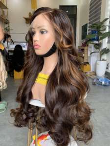 รายการราคาขายส่งวิกผมมนุษย์เวียดนามหยักสําหรับคน - Product Image 1