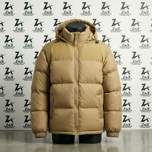Chaqueta Acolchada para Hombre, Talla Grande, con Capucha, Cierre de Cremallera, Gruesa, Informal, Holgada, de Invierno, Color Sólido, Relleno de Fibra de Poliéster - Product Image 3