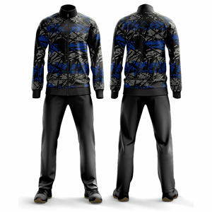 Premium 100% Cotton Printed Solid Heavyweight Hooded Tracksuit Custom Team Wear Sports Training Suit Personalized Branding - Product Image 3