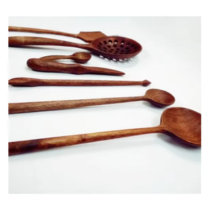 Vintage Inspired Wooden Tea <b>Spoon</b> Acacia Kitchen Dining Cutlery <b>Coffee</b> Stirring Table Utensil Handmade Export - Product Image 2