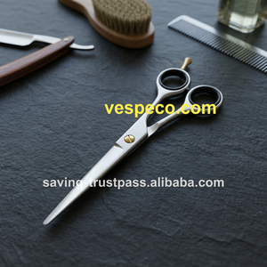 Stainless Steel Straight Hair Cutting Serrated Blade Scissor - Product Image 2