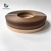 Bande de chantournage PVC autocollante, finition mate imitation bois, 1x22mm, largeur personnalisable 0.4-3mm, pour portes de placards en contreplaqué et MDF