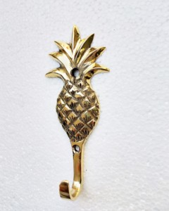 Brass Pineapple Plant Pattern Clothing <b>Hook</b>-Eco-Friendly Detachable Design 1 <b>Hook</b> - Product Image 5