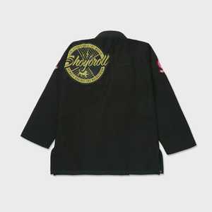 ชุดยูโดบราซิลเลี่ยนยิวยิตสู RTS รุ่นใหม่ สำหรับมืออาชีพ OEM Shoyorol RVCA รุ่นที่ 105 สีดำ ชุดยิวยิตสูบราซิลเลี่ยนยิวยิตสู CP-BJJ-06 - Product Image 2