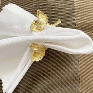 Anneaux de serviette en acier inoxydable pour la décoration de table, porte-serviettes élégants réutilisables pour la maison et les restaurants - Product Image 3