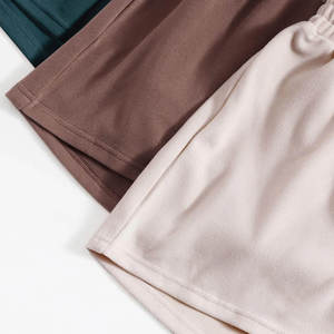 Ensemble deux pièces pour femmes : débardeur court côtelé uni multicolore à col rond et short décontracté à taille élastique – Vêtements en gros OEM ODM - Product Image 6