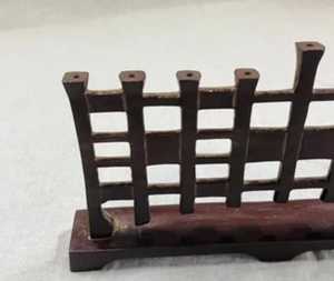 Nouvelle Ménorah Hanoucca Artisanale en Aluminium Poli Marron de 5,5 Pouces, Style Moderne |   Candélabre compact à 9 branches résistant à la chaleur - Product Image 2