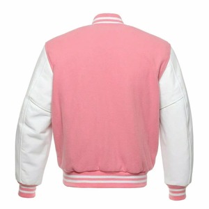 Custom Men Varsity <b>Jacket</b> Premium Wool <b>Leather</b> Sleeves Letterman Baseball College Coat OEM ODM Factory Sample Service - Product Image 4