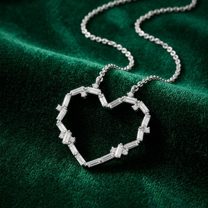 Colgante de Corazón Entrelazado con Diamante Cultivado en Laboratorio de 0.287 Ct, Oro Amarillo, Blanco y Rosa de 9K, Engaste de Bisel Moderno, Joyería Chapada en Oro para Mujer - Product Image 5