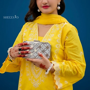 Shalwar Kameez pakistanais prêt-à-porter, robe décontractée, tenue formelle, Shalwar Kameez pakistanais de luxe - Product Image 4