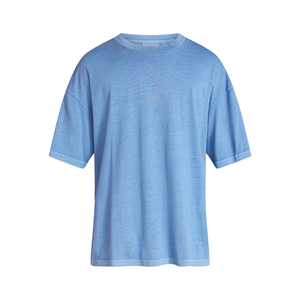 เสื้อยืดโอเวอร์ไซส์สีพื้น – เสื้อยืดคอกลมแบบดรอปไหล่ ดีไซน์สั่งทำได้ สวมใส่สบาย ระบายอากาศดี สไตล์ลำลอง คลาสสิก แฟชั่น - Product Image 4