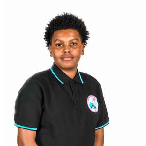 Camiseta Polo Negra Jack and Jill con Ribete en Color Verde Azulado, Logotipo Bordado en el Pecho, Algodón Premium, Unisex, Corte Casual Elegante - Product Image 3