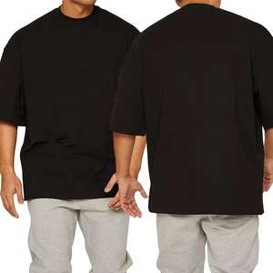 Camiseta Vintage de Algodón Grueso de Alta Calidad al por Mayor, Diseño Personalizado con Lavado Ácido, Talla Grande para Hombre, Ropa Urbana - Product Image 4