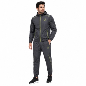 Chaqueta deportiva ligera para hombre, conjunto de pantalones, diseño cómodo y transpirable, adecuado para entrenamiento de carrera - Product Image 4