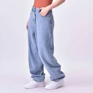 Pantalones Vaqueros Holgados de Cintura Baja para Mujer, Transpirables, Personalizados, Talla Grande, Estilo Urbano, 100% Algodón - Product Image 2