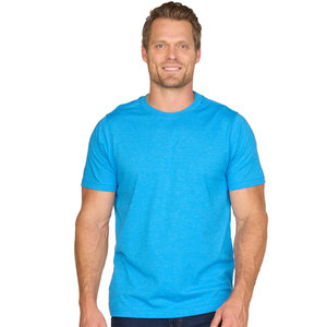 Nouveau T-shirt en polyester recyclé à 40% et coton à 60% avec impression de votre logo, T-shirt personnalisable pour hommes - Product Image 5