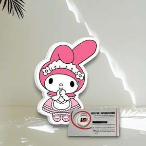 Cils magnétiques réutilisables en acrylique, écologiques et sans cruauté, avec motif Hello Kitty, oreilles de lapin, papillon et fleur, et strass carrés - Product Image 5