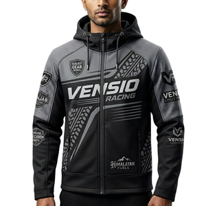 High Quality Custom Winter <b>Racing</b> Motorcycle <b>Jacket</b> Breathable Windproof Softshell for Men - Product Image 3