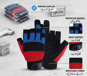 Guantes de Seguridad Industriales Resistentes, Reforzados con Amara, Resistentes a la Abrasión, de Cuero Sintético, Protección para Manos, Trabajo Mecánico - Product Image 6