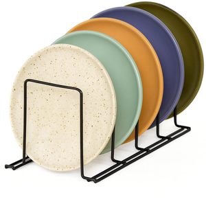 Organizador de tapas de ollas y sartenes, soporte multifuncional para utensilios de cocina y tablas de cortar, estante de almacenamiento que ahorra espacio para encimera y gabinete - Product Image 1