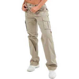 Outfitize International – Pantalons cargo pour femmes, coupe droite, unis, décontractés, multi-poches, personnalisables avec logo, vente en gros - Product Image 6