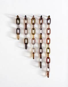Art en résine le plus vendu : Nouveaux maillons de chaîne en résine colorés, disponibles en grande et petite taille, et personnalisables. - Product Image 4