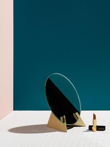 Modern Brass Wall <b>Mirror</b> Set Decorative Framed Art <b>Gold</b> Finish 4mm Thick <b>Rectangular</b> Handmade No Electricity Required for Home - Product Image 3